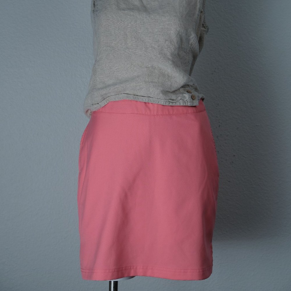 Greg Norman Perfect Fit Coral Pink Golf Skort